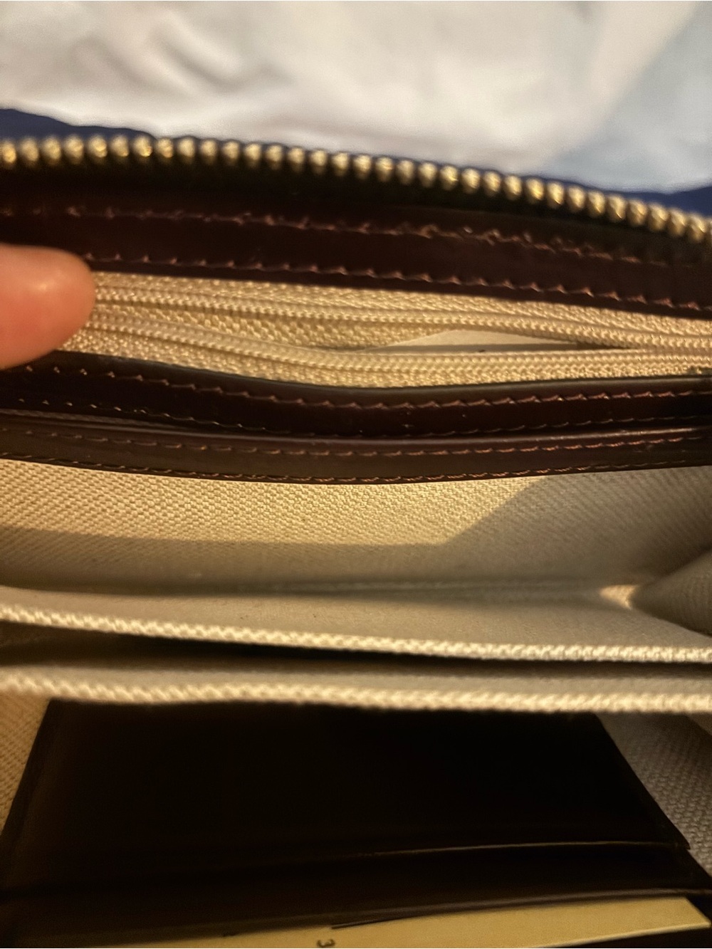 Dooney & Bourke Burgundy Leather Dome Satchel with Matching Wallet - Picture 8 of 11